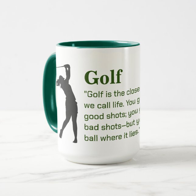 Caneca Damas Golf Cote Cote (Frente Esquerda)