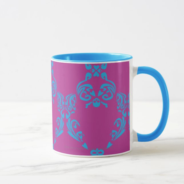 Caneca Damasco Aqua-Roxo (Direita)