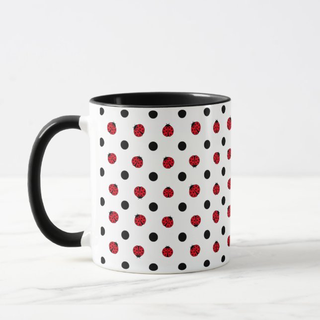 Caneca Damybugs e bolinhas (Esquerda)