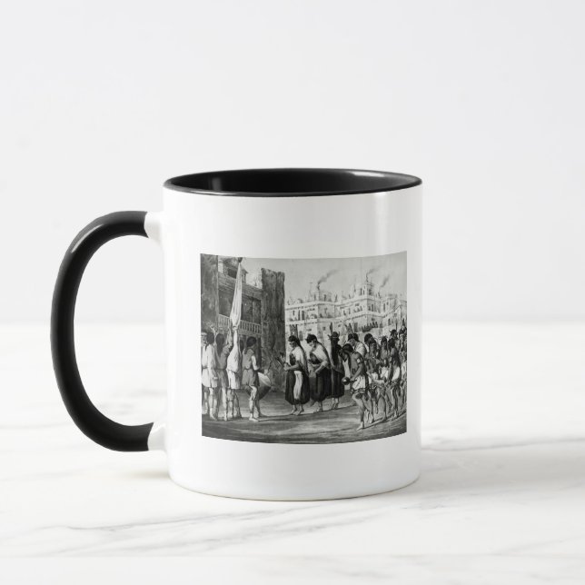 Caneca Dança do búfalo em Povoado indígeno de Zuni (Esquerda)