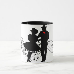 Caneca Dança quadrada