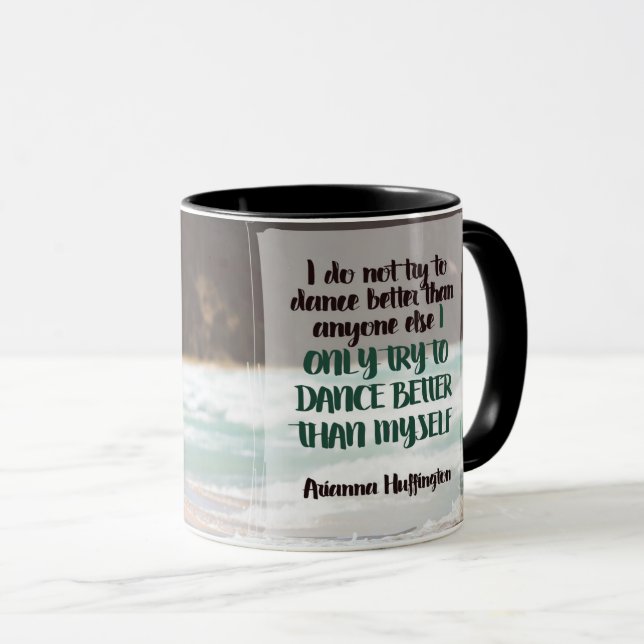 Caneca Dançar melhor (Frente Esquerda)