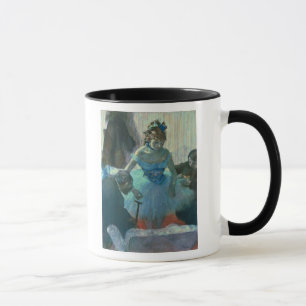 Caneca Dançarino de Edgar Degas   em seu vestuario