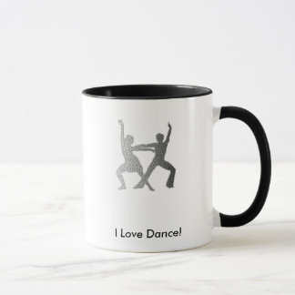 Caneca dance1, eu amo a dança!