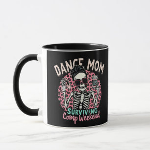 Caneca Dance Mãe Sobrevivendo ao Comp Weekend