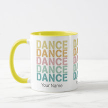 Dance Vintage Lettering Para Retro Disco House