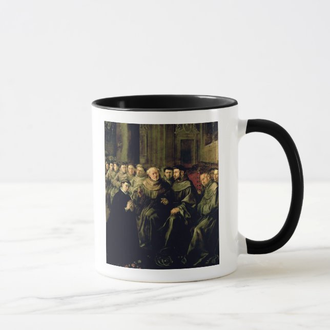 Caneca Dando boas-vindas a St Bonaventure no Franciscan (Direita)