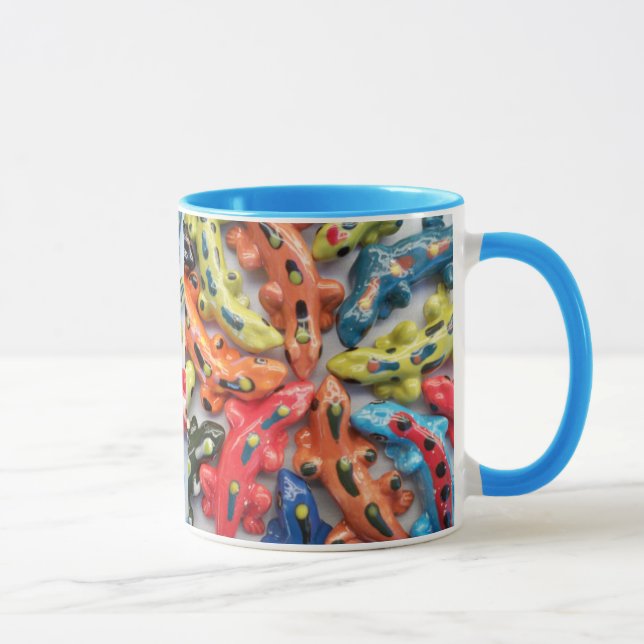 Caneca "Danny's Lizard Fiesta" Cerâmica Lizard Mug - Dive (Direita)