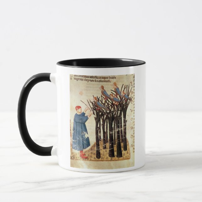 Caneca Dante e as almas transformadas em pássaros (Esquerda)