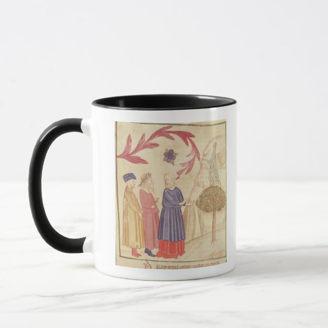 Caneca Dante e Virgil no paraíso terrestre (Esquerda)