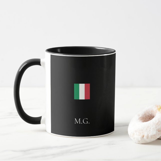 Caneca Dark Mode Matte Black Ceramic Mug Custom (Com Donut)