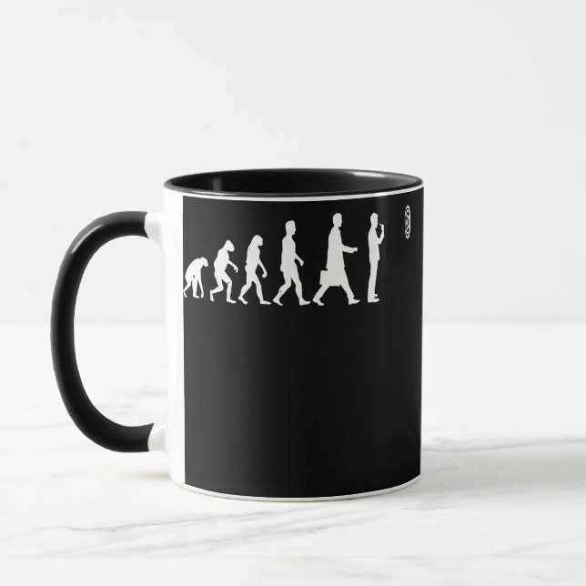 Caneca Dartistas Evolução Lançamento de dardos Esportes D (Esquerda)