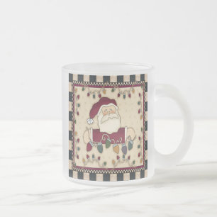 Caneca das ampolas de Natal de Santa