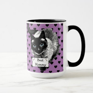 Caneca Das "caneca da senhora café do gato Siamese