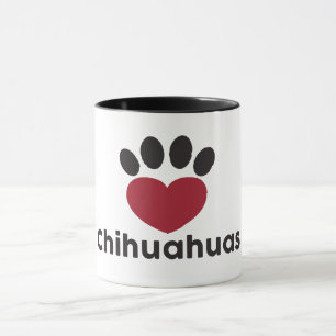 Caneca das chihuahuas do amor