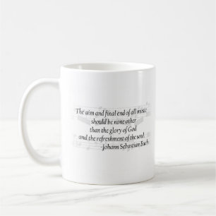 Caneca das citações de Bach