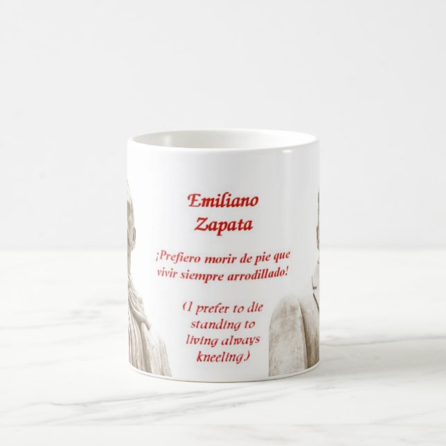 Caneca das citações de Emiliano Zapata (Centro)