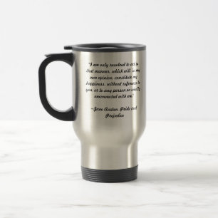 Caneca das citações de Jane Austen