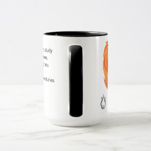 Caneca das citações de Tesla com trabalhos de arte