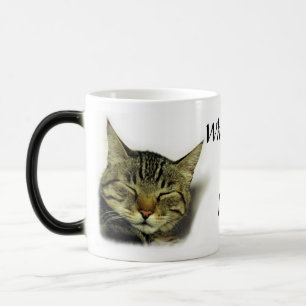 Caneca das citações do gato (mudança da cor)