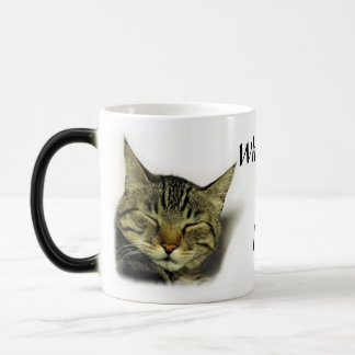 Caneca das citações do gato (mudança da cor)