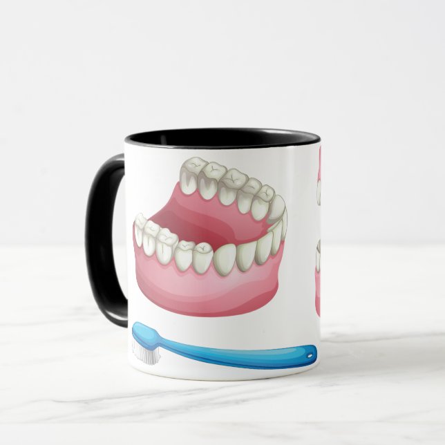 Caneca das dentaduras (Frente Esquerda)