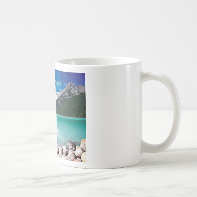 Caneca das memórias de Lake Louise (Direita)
