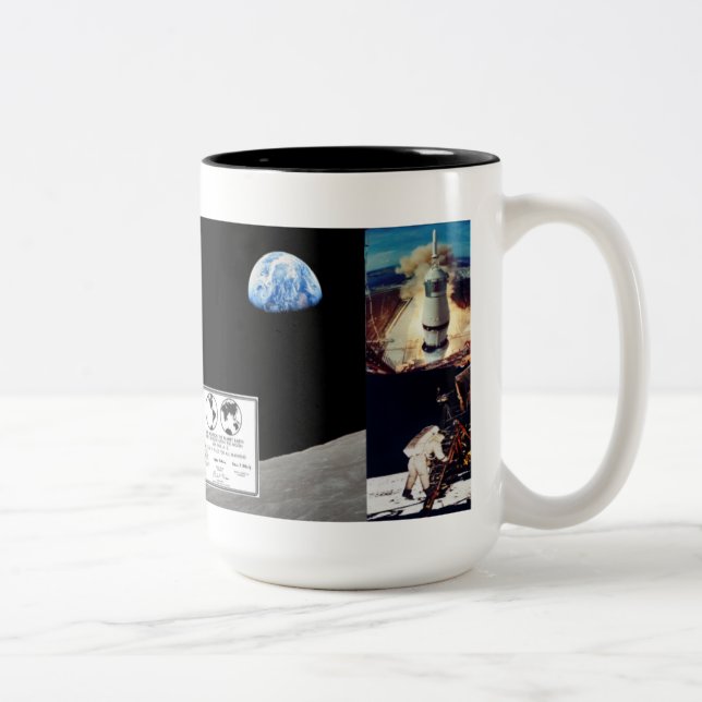 Caneca das missões da lua de Apollo (Direita)