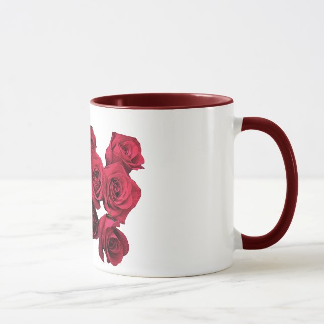Caneca das rosas vermelhas (Direita)