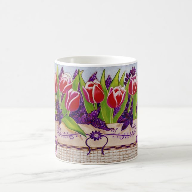 Caneca das tulipas do primavera (Centro)