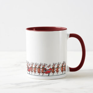 Caneca Dasher, dançarino, Prancer, papai noel?