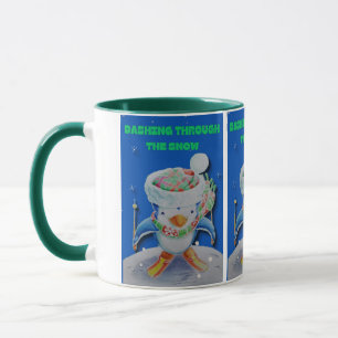 Caneca Dashing Through the Snow Children's Christmas Mug