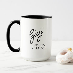 Caneca Data de Fundação Gigi Família Moderna