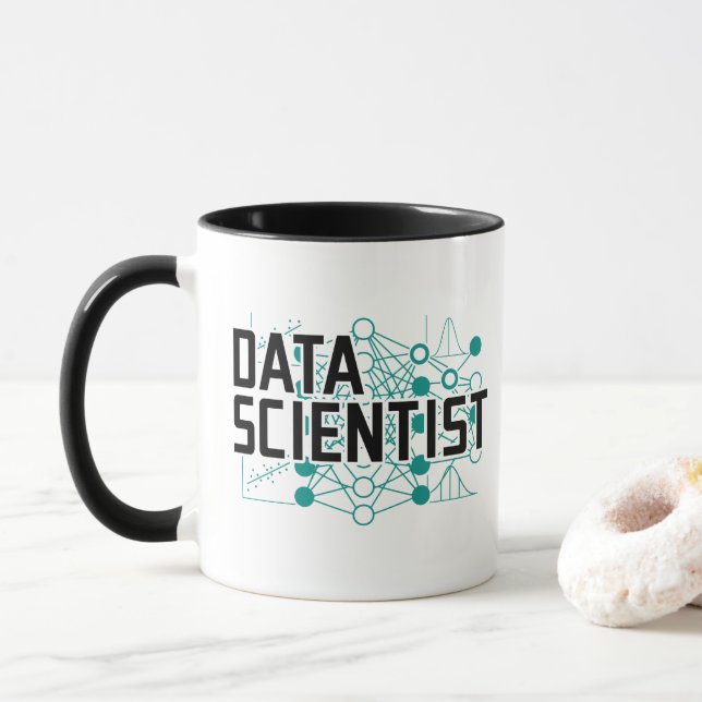 Caneca Data Scientist Data Analyst Gift (Com Donut)