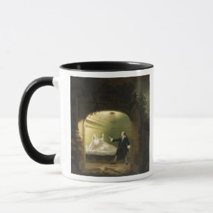Caneca David Garrick (1717-79) e George Anne Bellamy (