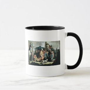 Caneca David que oferece a cabeça de Goliath ao rei Saul