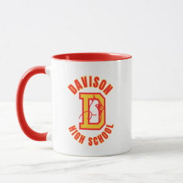 Caneca Davison High School Michigan Coffee Mug