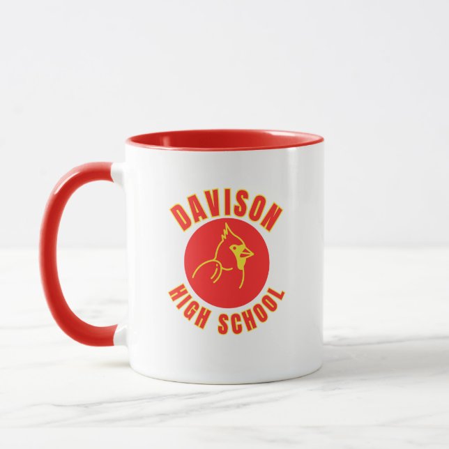 Caneca Davison Segundo grau Michigan Coffee Mug (Esquerda)