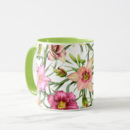 Caneca Daylílias por toda parte