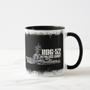 Caneca DDG-52 Barry 11 oz Ringer Mug