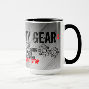 caneca de 15 onças, "MINHAS ENGRENAGENS "