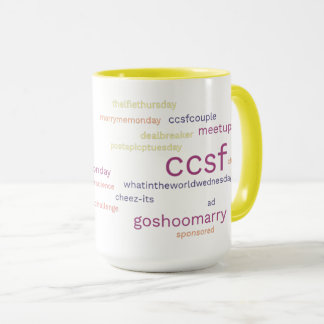 Caneca de 15-oz amarela CCSF