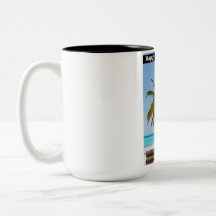 caneca de 2 tons de 15 oz. Feliz Aniversário Matey