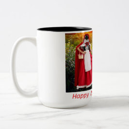 caneca de 2 tons de 15 oz. Feliz Dia de as mães.