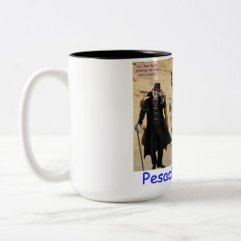 caneca de 2 tons de 15 oz. Feliz Passover. Loris/m