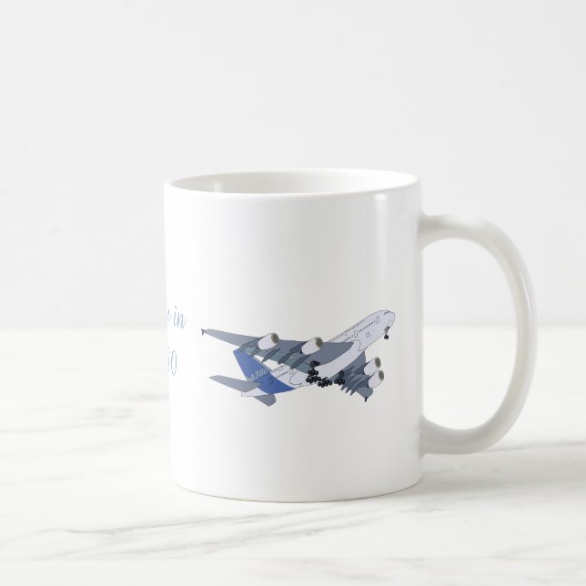 caneca de a380 Airbus (Direita)