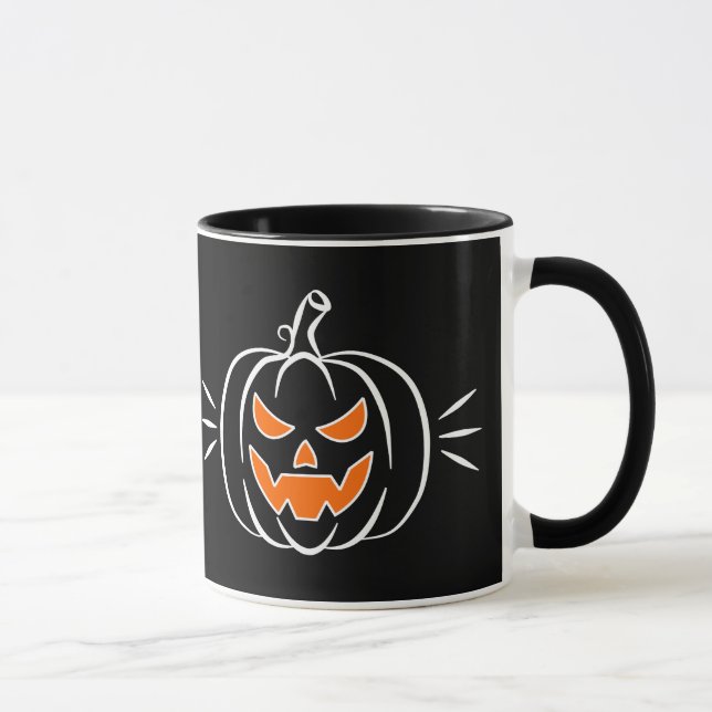 Caneca de Abóbora Preta (Direita)