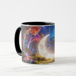 Caneca de Acento Floresta Fantasia ao Luar