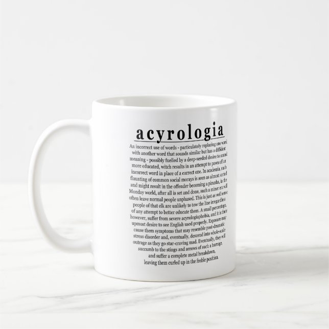 Caneca de Acyrologia (Esquerda)