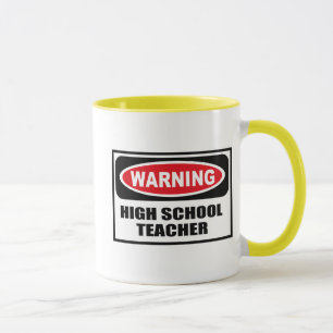 Caneca de advertência do PROFESSOR de SEGUNDO GRA